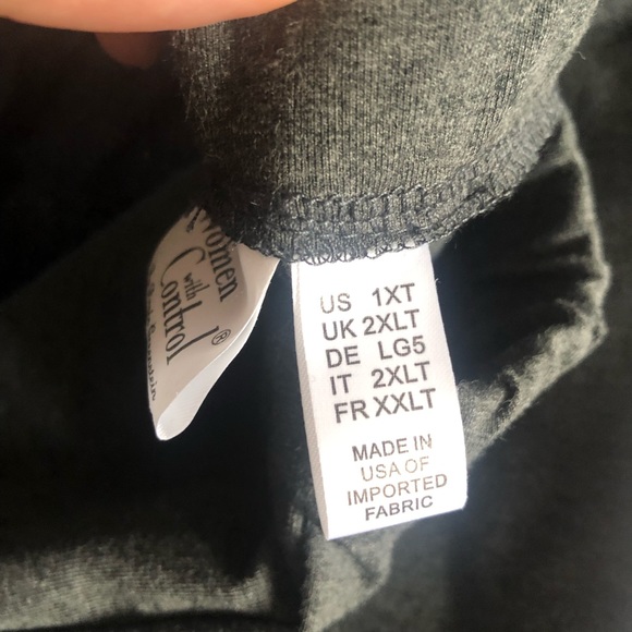 Women with Control grey jogger with black stripes - Picture 5 of 11